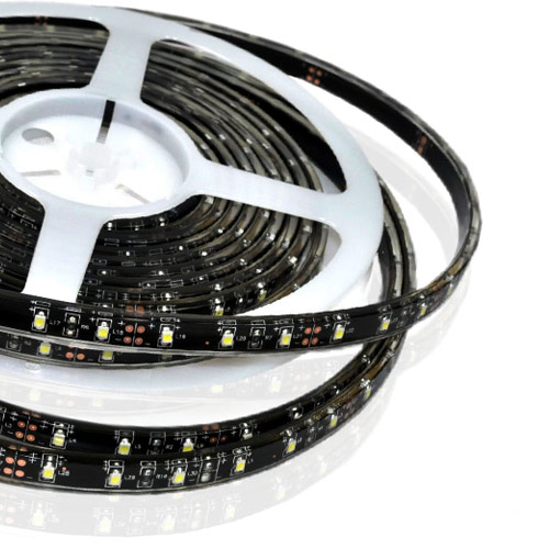Single Row Series DC12/24V 3528SMD 300LEDs Flexible LED Strip Lights, Highest Level of Waterproof IP68, 16.4ft Per Reel By Sale